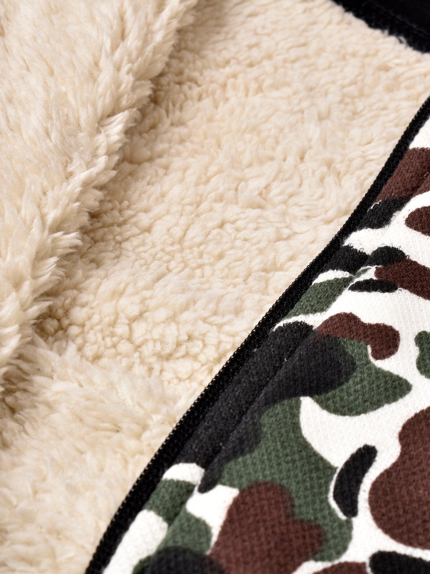 Louis Vicaci Fur Zipper Bomber Jacket For Men-Camouflage-RT1494