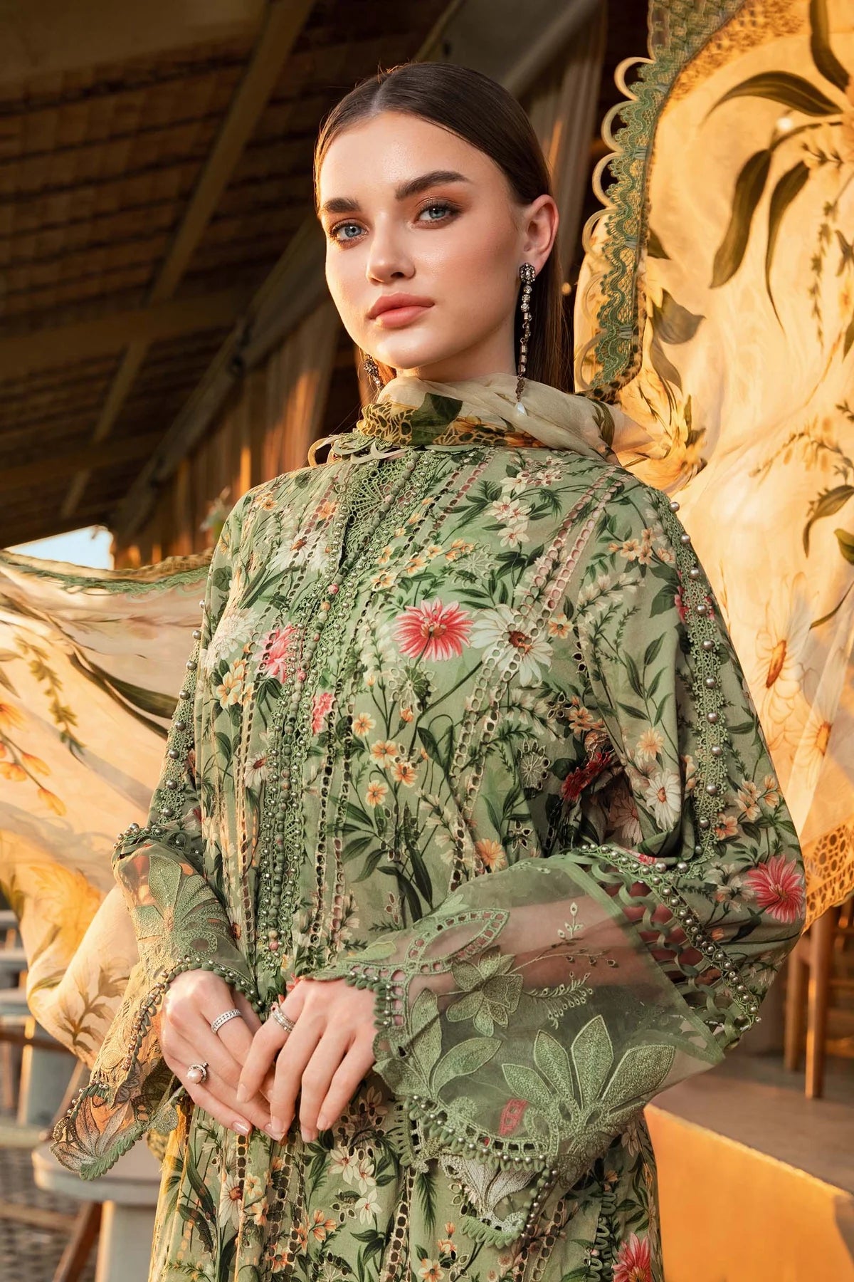 MARIA.B Winter 2025 Khaddar 3-Piece Suit
