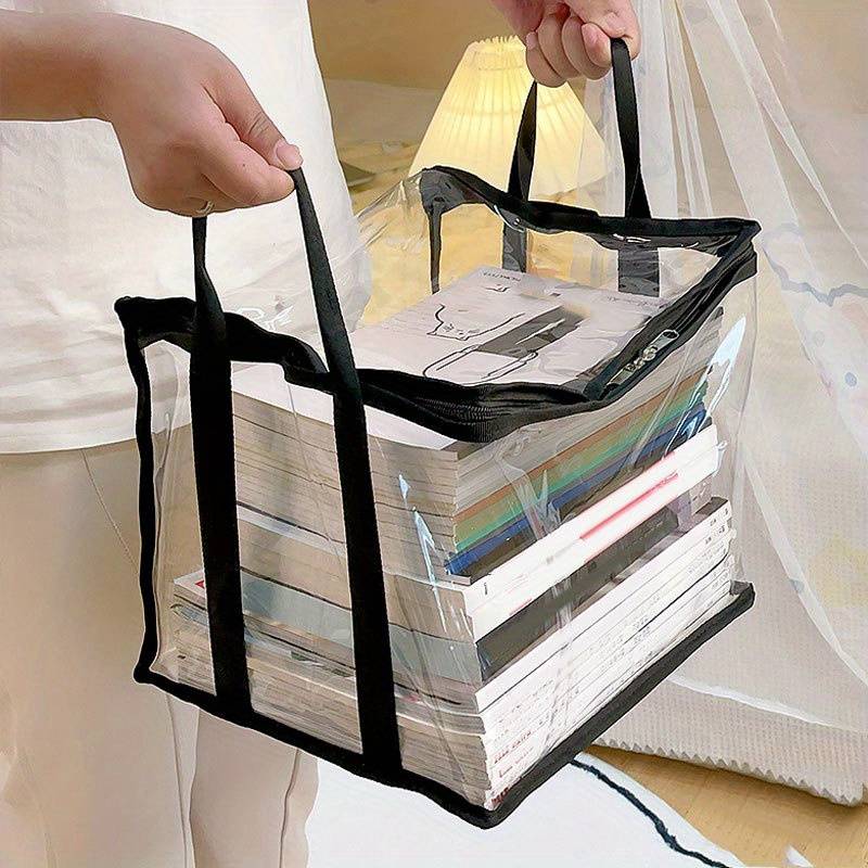 Durable Plastic Foldable Storage Bag Pack of 3