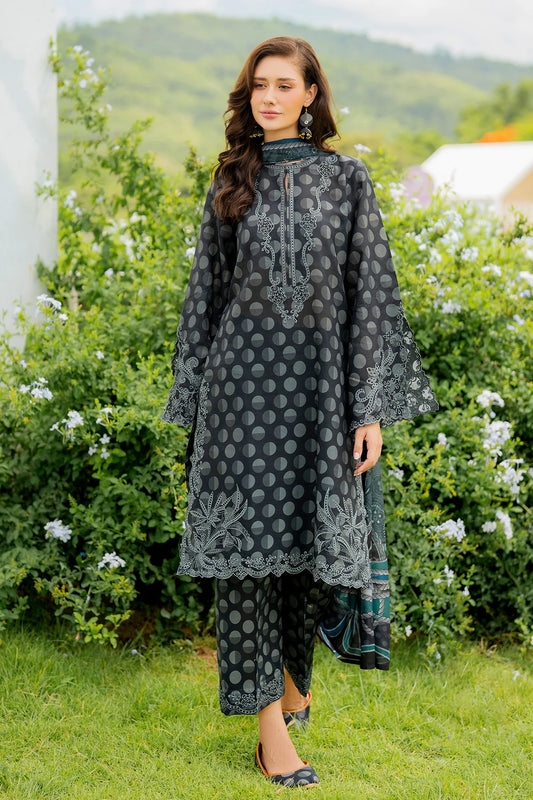 Winter 2025 Khaddar 3-Piece Suit – DIGITAL PRINTED
