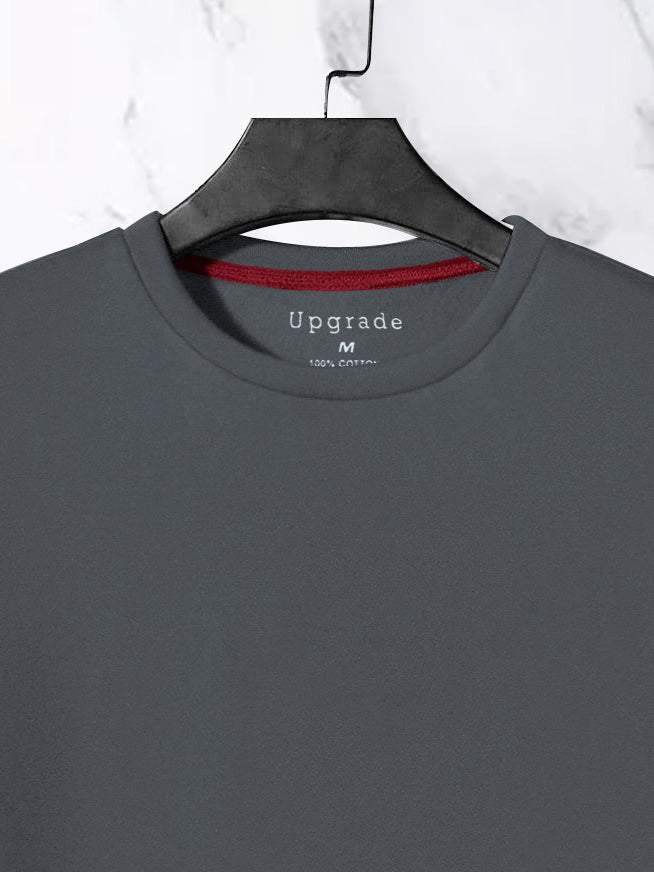 Upgrade Fashion Terry Fleece Funky Style Sweatshirt For Men-Malaysian Grey-BR14519