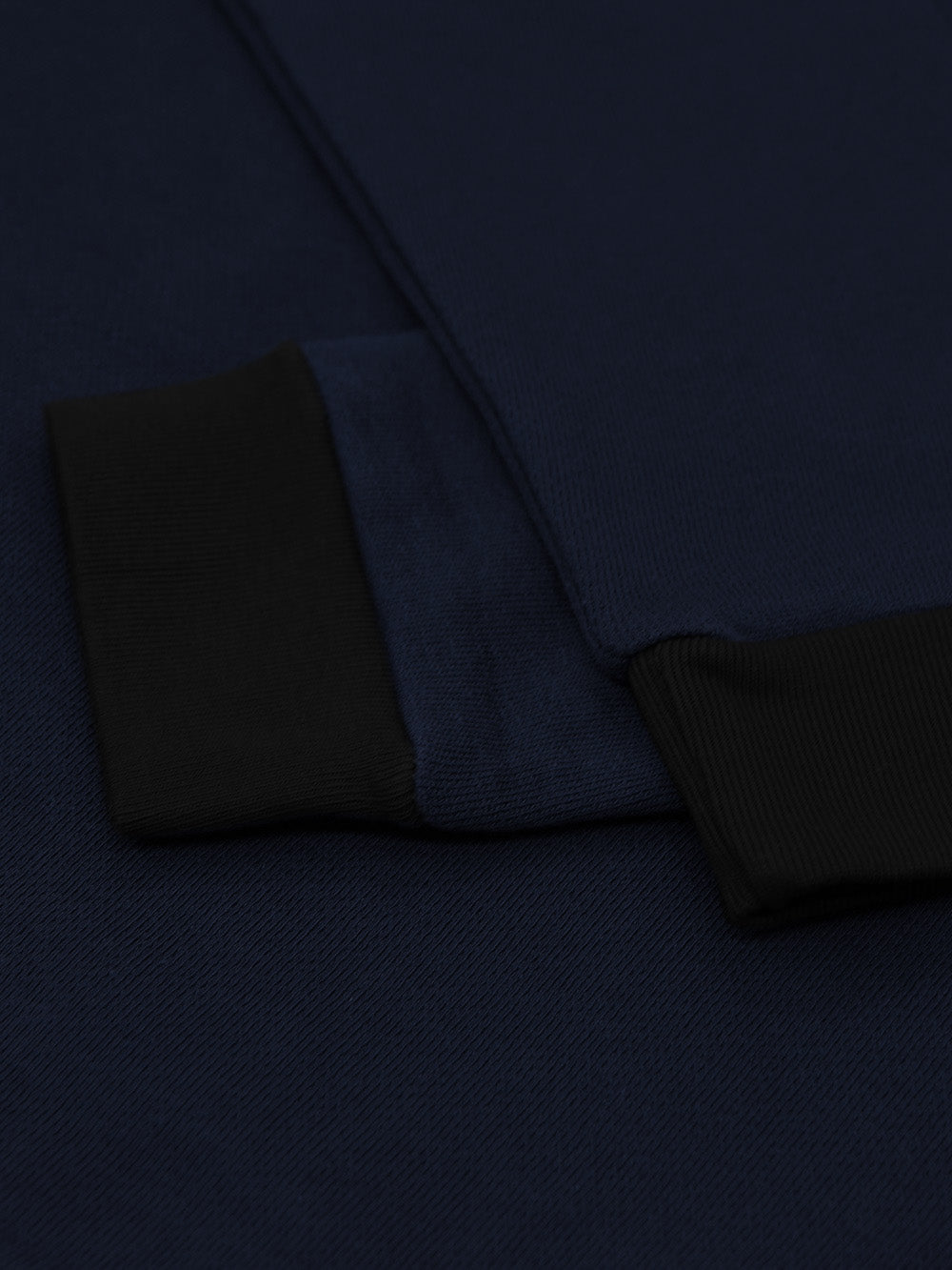 Upgrade Fashion Terry Fleece Funky Style Sweatshirt For Men-Navy with Black-BR14503