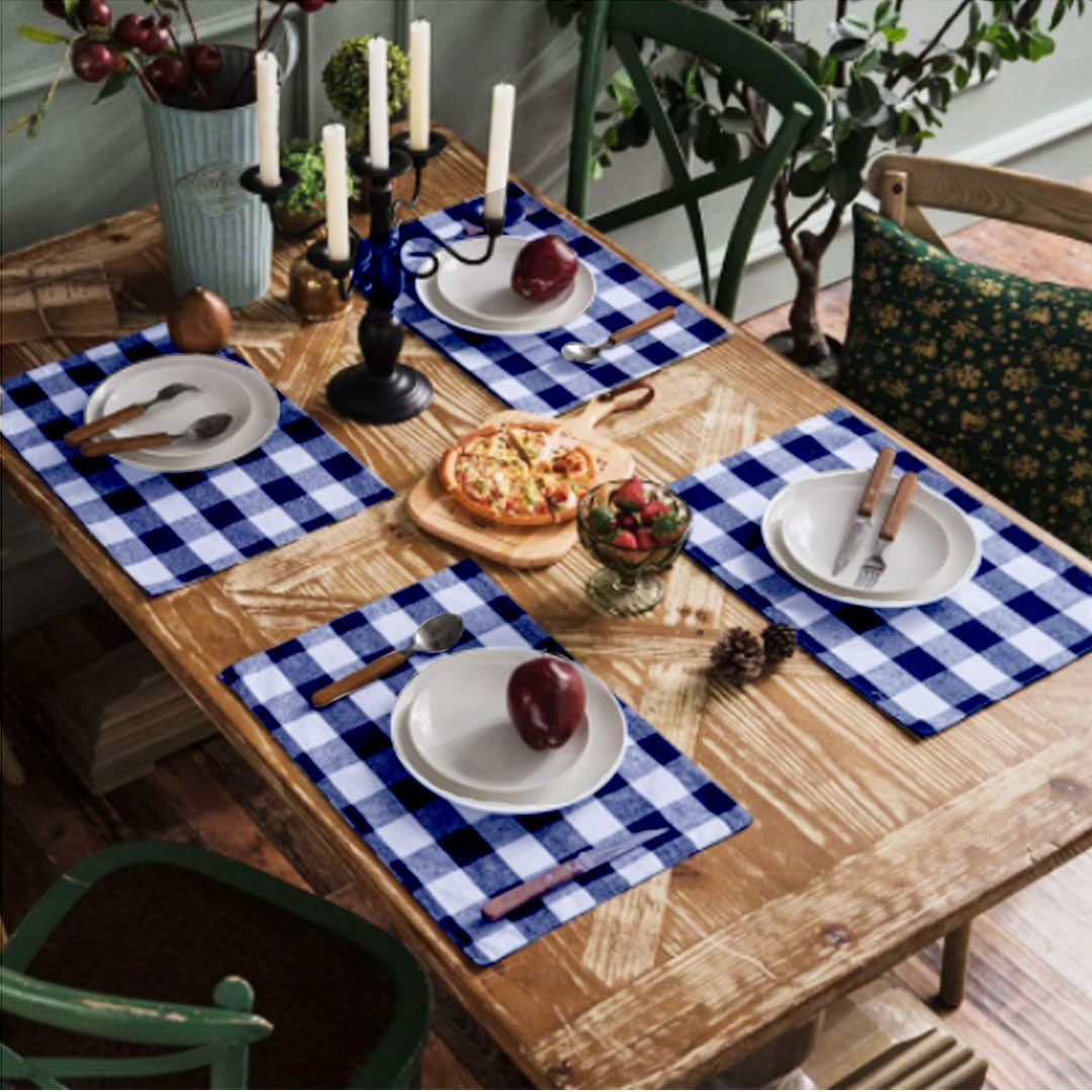 Buffalo Plaid Pattern Print Table Runner