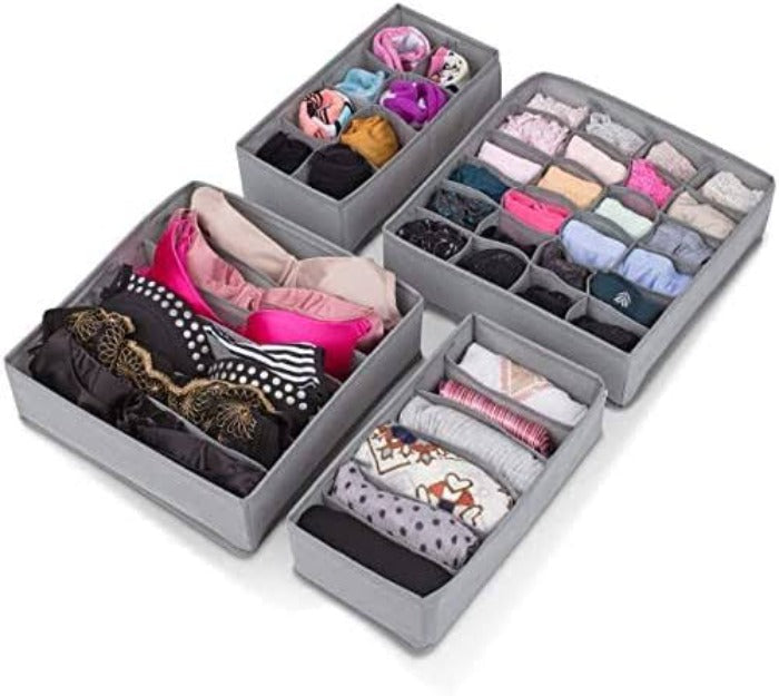 Closet Drawers Organizer Storage Bag Pack 4