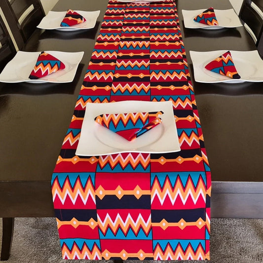 Lofaris Colorful Table Runner