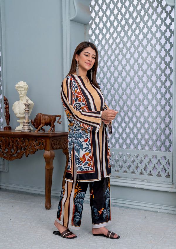 Winter Collection 2025 Banadoriya Linen 2Pc