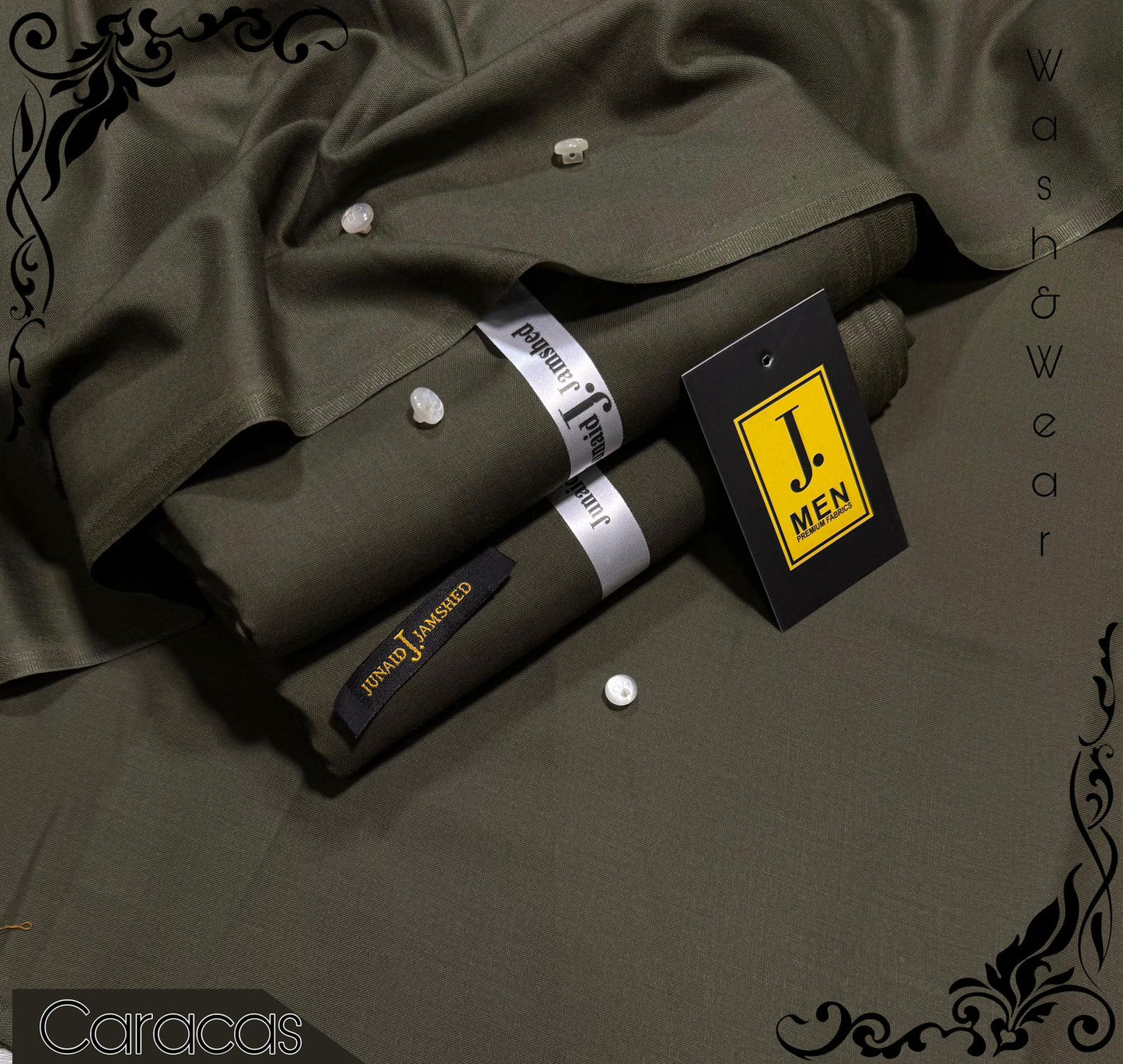 J.  Men’s Unstitched Suit Fabrics Premium Wash & Wear