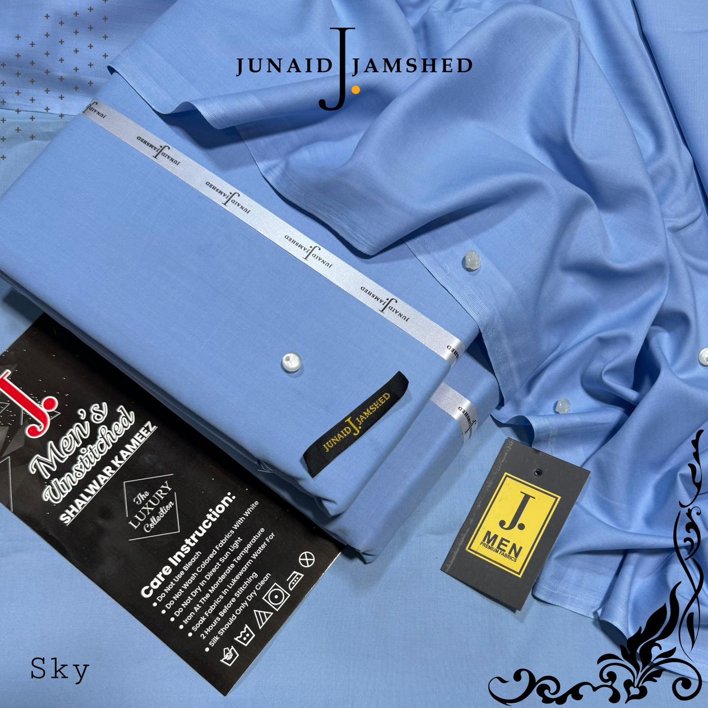 J.  Men’s Unstitched Suit Fabrics Premium Wash & Wear