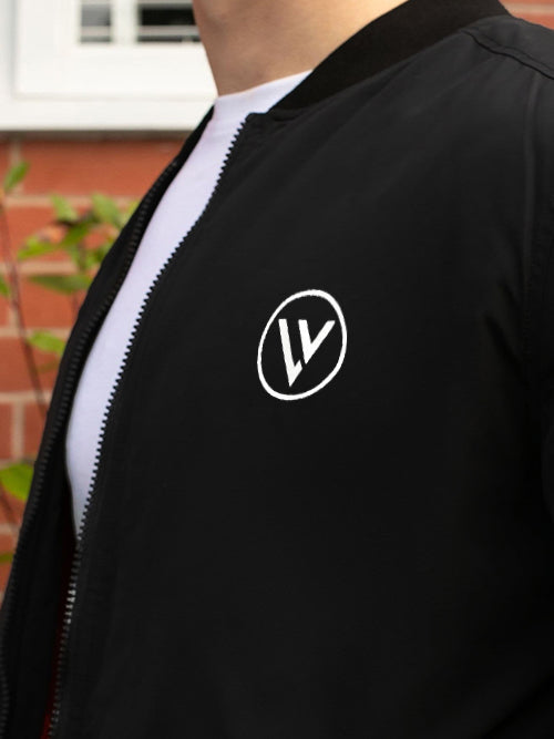 Louis Vicaci Zipper Fur Bomber Jacket For Men-Black-BR1010